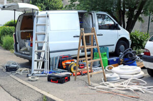 Air Conditioning Repair Van